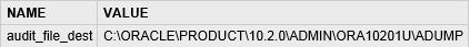 Oracle sample1 db results